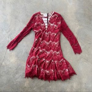 Red Lace ♥️ Love Machine Dress ♥️